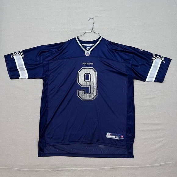 Reebok Other - NFL Reebok Dallas Cowboys Tony Romo 9 Mesh Navy‎ Blue Football Jersey